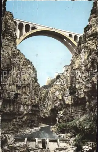 Constantine Pont de Sidi rochea BArrage Lavie Kat. Algerien