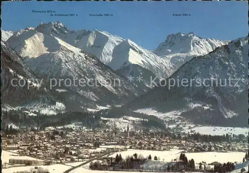 Oberstdorf Kratzer oefnerspitze  Kat. Oberstdorf