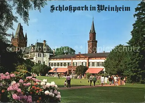 Weinheim Bergstrasse Schlosspark  Kat. Weinheim