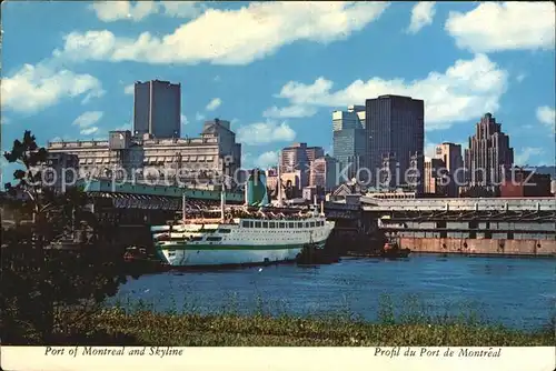 Montreal Quebec Port Skyline  Kat. Montreal