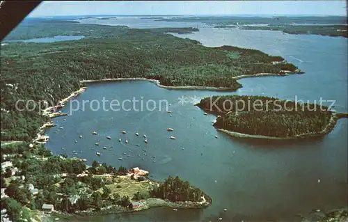 Brooksville Maine Buck Harbor Harbor Island  Kat. Brooksville