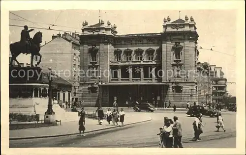 Belgrad Serbien Teilansicht Reiterdenkmal Kat. Serbien