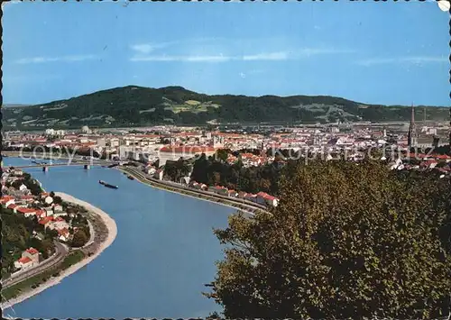 Linz Donau Panorama Kat. Linz