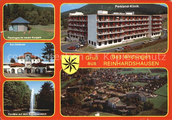 Reinhardshausen Parkland Klinik Flamingos Kurpark Kurcentrum Fontaene