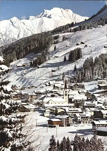 Riezlern Kleinwalsertal Vorarlberg mit Oberwestegg und Nebelhorn Kat. Mittelberg