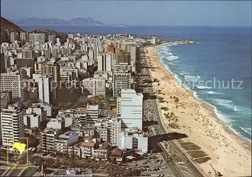Rio de Janeiro Vista aerea de Ipanema Kat. Rio de Janeiro