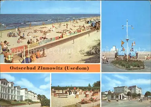 Zinnowitz Ostseebad Strand Seepromenade