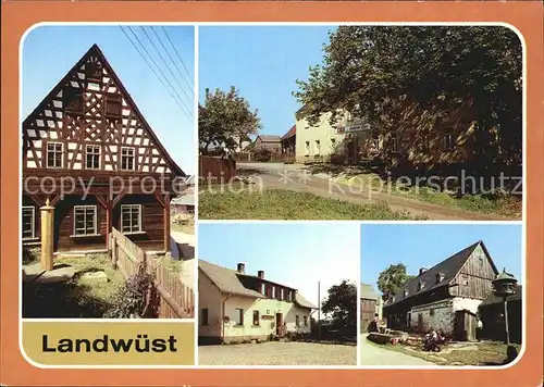 Landwuest Bauernmuseum Restaurant goldener Stern Kat. Markneukirchen