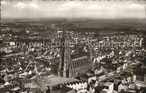 Ulm Donau Muenster Hoechster Kirchturm der Erde Kat. Ulm