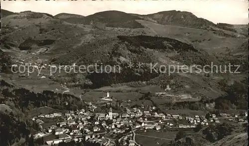 Schoenau Schwarzwald Panorama Kat. Schoenau im Schwarzwald