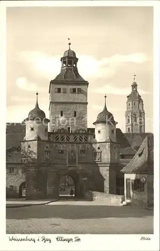 Weissenburg Bayern Ellinger Tor Kat. Weissenburg i.Bay.