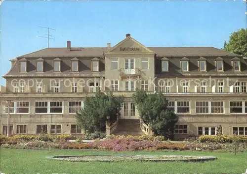 Bad Koestritz Sanatorium Kat. Bad Koestritz