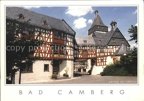 Bad Camberg Amthof mit Obertor Kat. Bad Camberg