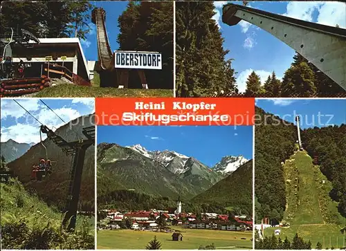 Oberstdorf Heini Klopfer Skiflugschanze Kat. Oberstdorf