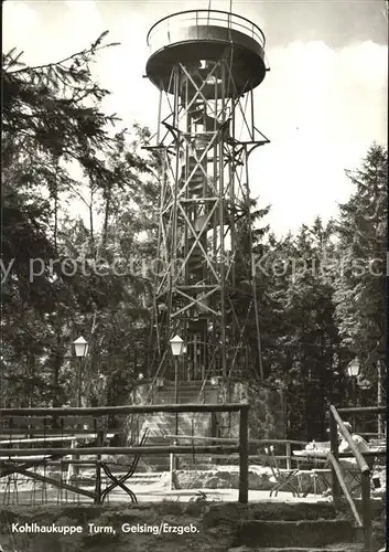 Geising Erzgebirge Kohlhaukuppe Kat. Geising Osterzgebirge