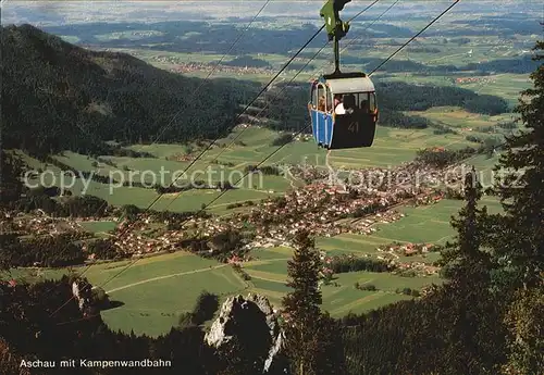 Aschau Chiemgau Kampenwand Seilbahn Kat. Aschau i.Chiemgau