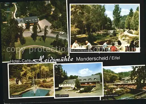 Manderscheid Eifel Hotel Cafe Heidsmuehle Kat. Manderscheid