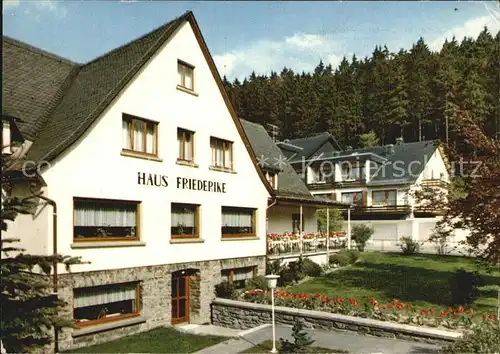 Stryck Hotel Pension Haus Friederike Kat. Willingen (Upland)
