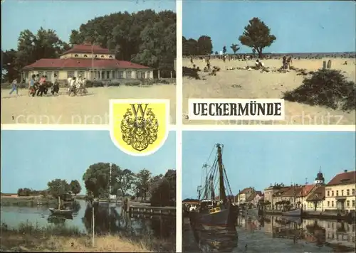 Ueckermuende Mecklenburg Vorpommern HOG Strandbad Hafen Strandbad  Kat. Ueckermuende