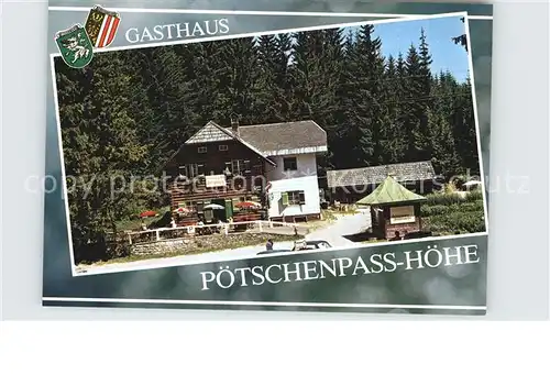 Steiermark Gasthaus Poetschenpass Hoehe Kat. Oesterreich