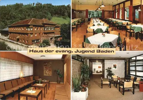 Oppenau Haus der evangelischen Jugend Baden Kat. Oppenau Schwarzwald