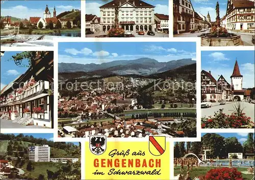 Gengenbach Stadtansicht Kat. Gengenbach Schwarzwald