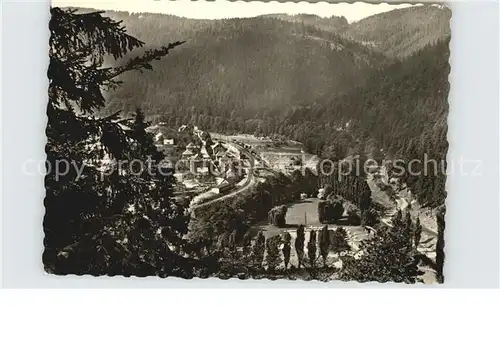 Sitzendorf Thueringen Blick vom Annafels Kat. Sitzendorf Schwarzatal