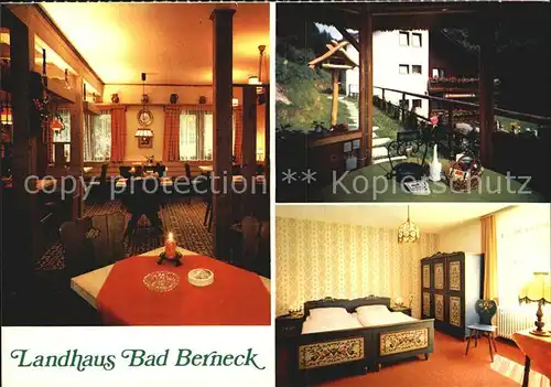 Bad Berneck Landhaus Hotel garni Kat. Bad Berneck Fichtelgebirge