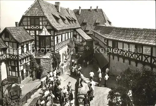 Eisenach Thueringen Vogtei mit Nuernberger Erker Ritterhaus und Torhaus Kat. Eisenach