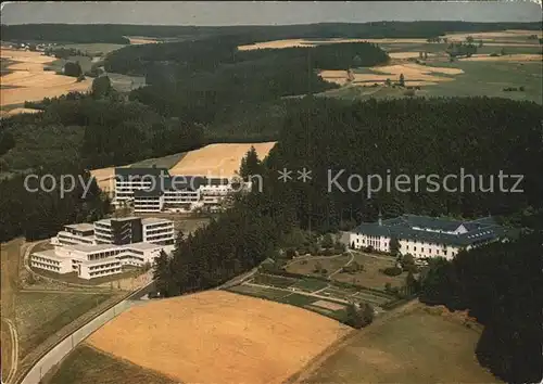 Selbitz Oberfranken Mutterhaus Gaestehaus Altenheim Pflegeheim der Christusbruderschaft Fliegeraufnahme Kat. Selbitz