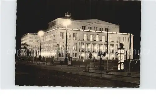 Leipzig Opernhaus am Karl Marx Platz Kat. Leipzig