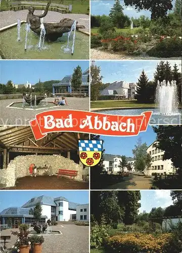 Bad Abbach Teilansichten Kurstadt Kurpark Springbrunnen Skulptur Kat. Bad Abbach