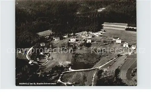 Hierholz Fliegeraufnahme bei St. Blasien  Kat. Dachsberg