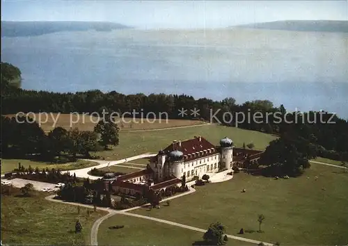 Hoehenried Starnberger See Schloss Fliegeraufnahme Kat. Bernried