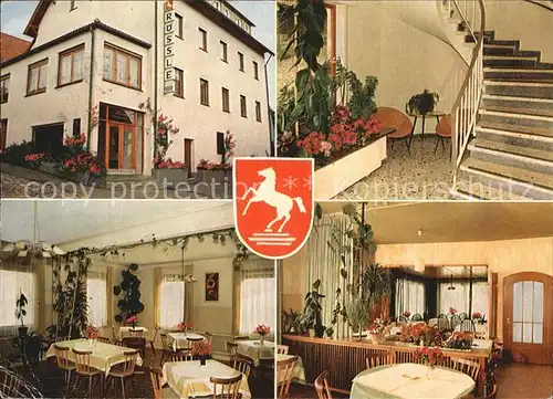Unterreichenbach Calw Gasthaus Pension Zum Roessle Kat. Unterreichenbach