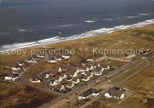 Sylt Fliegeraufnahme Hoernum Kat. Sylt Ost