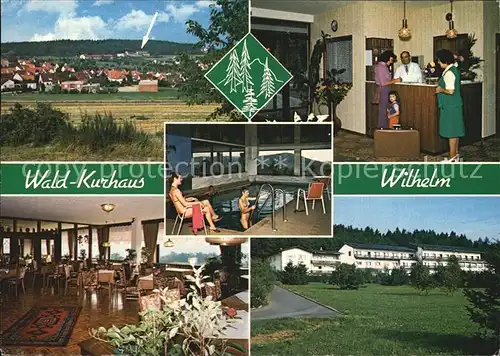 Gladenbach Wald Kurhaus Wilhelm Kat. Gladenbach