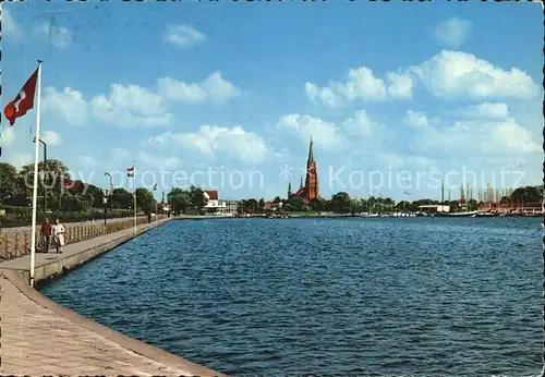 Schleswig Schlei Promenadenweg Dom Kat. Erfde