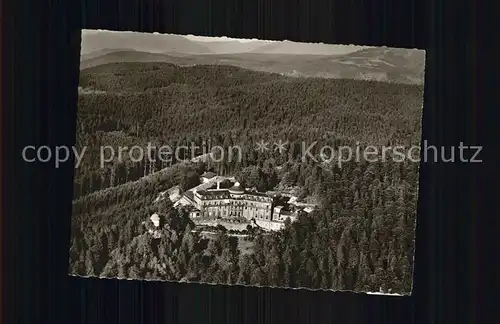 Buehl Baden Kurhaus Buehlerhoehe Fliegeraufnahme Kat. Buehl