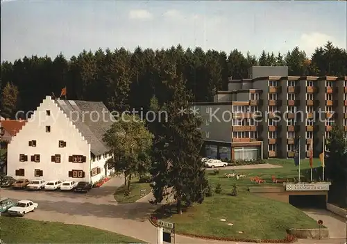 Bad Duerrheim Kurhotel Sporthotel Haenslehof Schwarzwald Kat. Bad Duerrheim