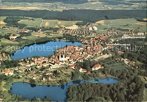 Bad Waldsee Moorheilbad Fliegeraufnahme Kat. Bad Waldsee