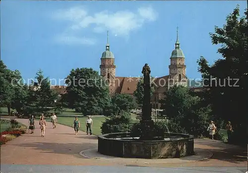 Freudenstadt Evangelische Stadtkirche Marktbrunnen Kat. Freudenstadt