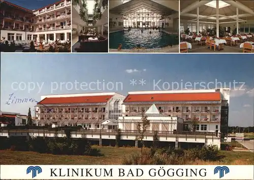 Bad Goegging Klinikum Hallenbad Speisesaal Kat. Neustadt a.d.Donau