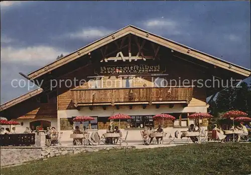 Bayrischzell Gasthof Pension Sudelfelder Brotzeitstueberl Kat. Bayrischzell