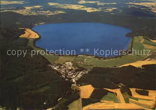 Maria Laach Glees Abtei Kloster Laacher See Fliegeraufnahme