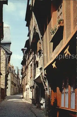 Vitre d Ille et Vilaine Les vieilles demeures Rue Baudrairie Kat. Vitre