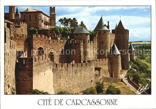 Carcassonne Stadtmauer Tuerme Kat. Carcassonne
