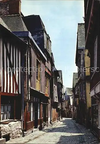 Vitre d Ille et Vilaine Rue Baudrairie Les Vieilles Demeures Kat. Vitre