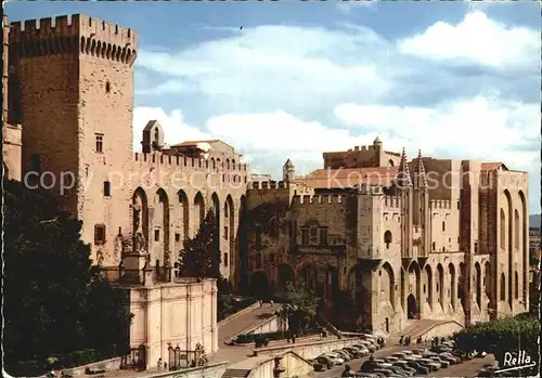 Avignon Vaucluse La Palais des Papes et Tour la Campane Kat. Avignon