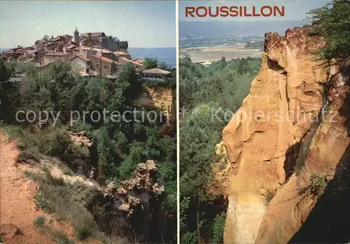 Roussillon Vaucluse Plateau du Vaucluse Kat. Roussillon